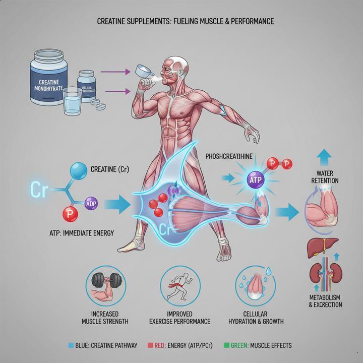 Impacto da creatina na composição corporal