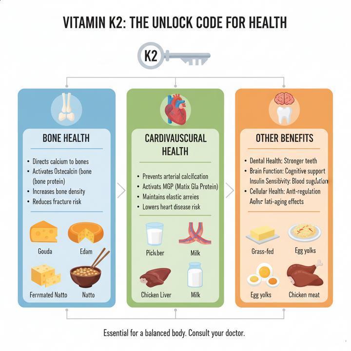 A influência da vitamina K2 na saúde cardiovascular A influência da vitamina K2 na saúde cardiovascular