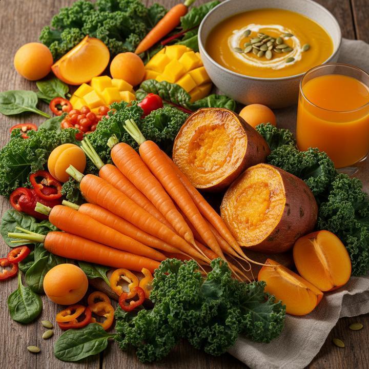 Quais alimentos são ricos em betacaroteno?