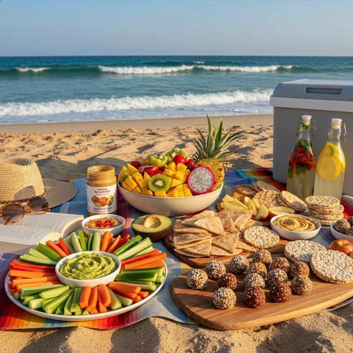 Como escolher snacks resistentes ao calor e areia