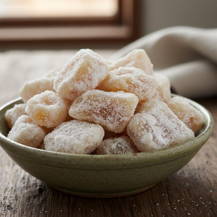 Benefícios de usar gengibre cristalizado com moderação