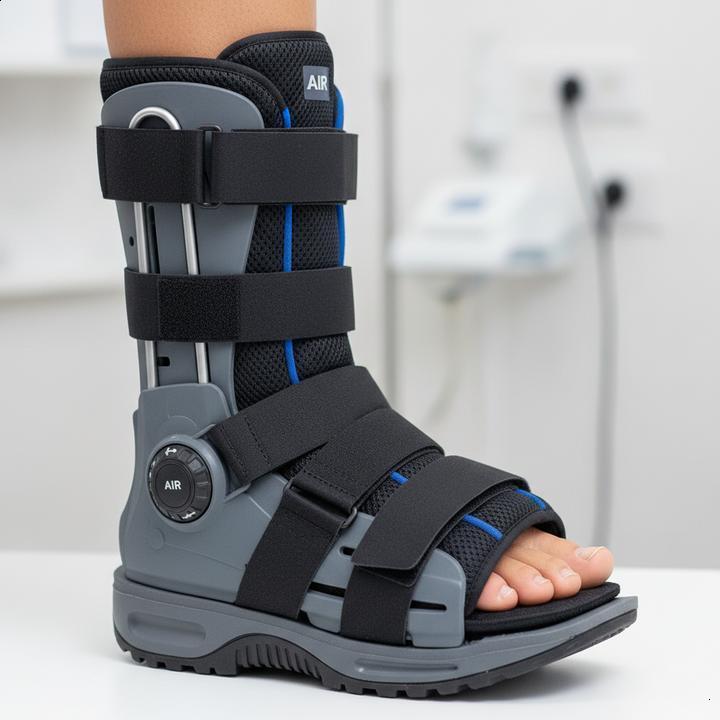 Benefícios da bota imobilizadora para corredores lesionados Benefícios da bota imobilizadora para corredores lesionados
