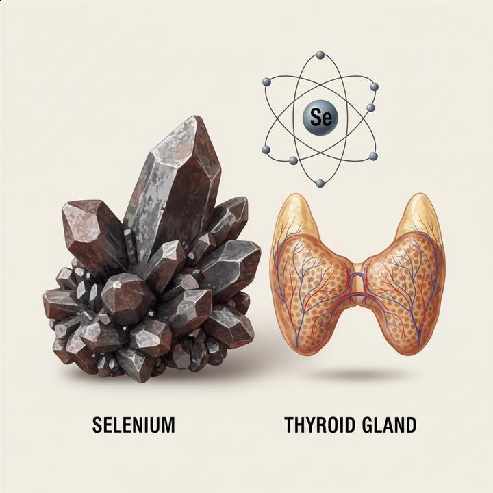 Como o selênio afeta a função da tireoide: evidências e mecanismos