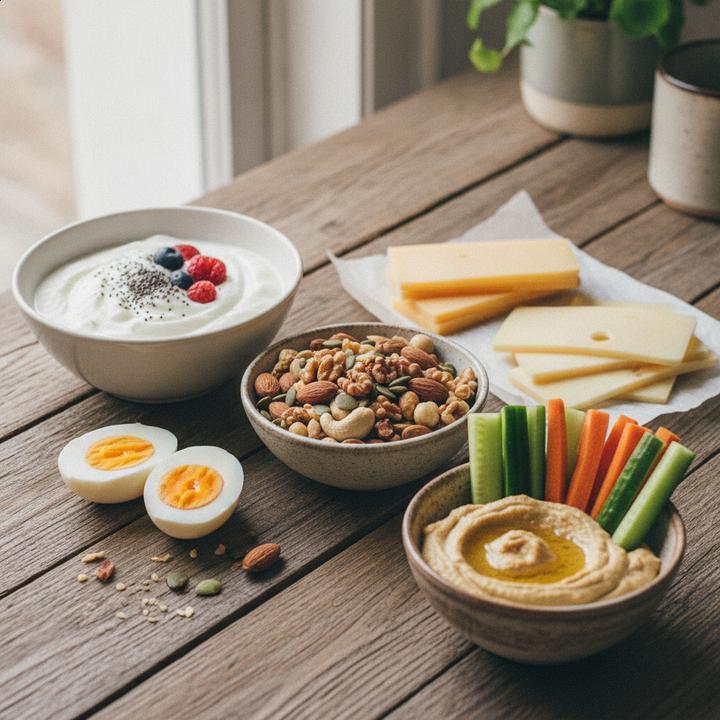 Receitas caseiras e preparação semanal