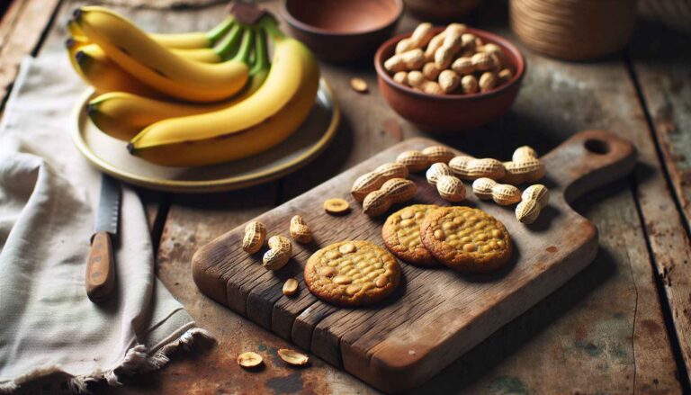 Receita de Biscoitos Saudáveis e Veganos: A Simplicidade da Banana e Amendoim