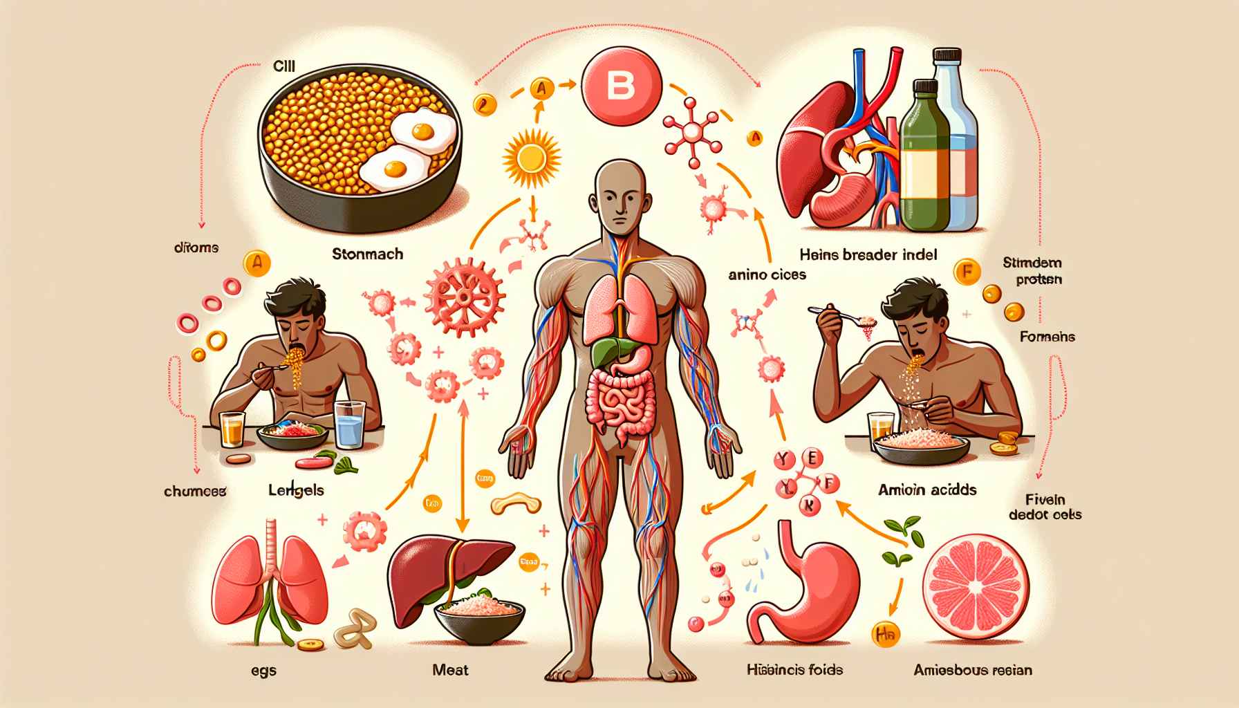 Como o corpo humano processa as proteínas: Um guia completo
