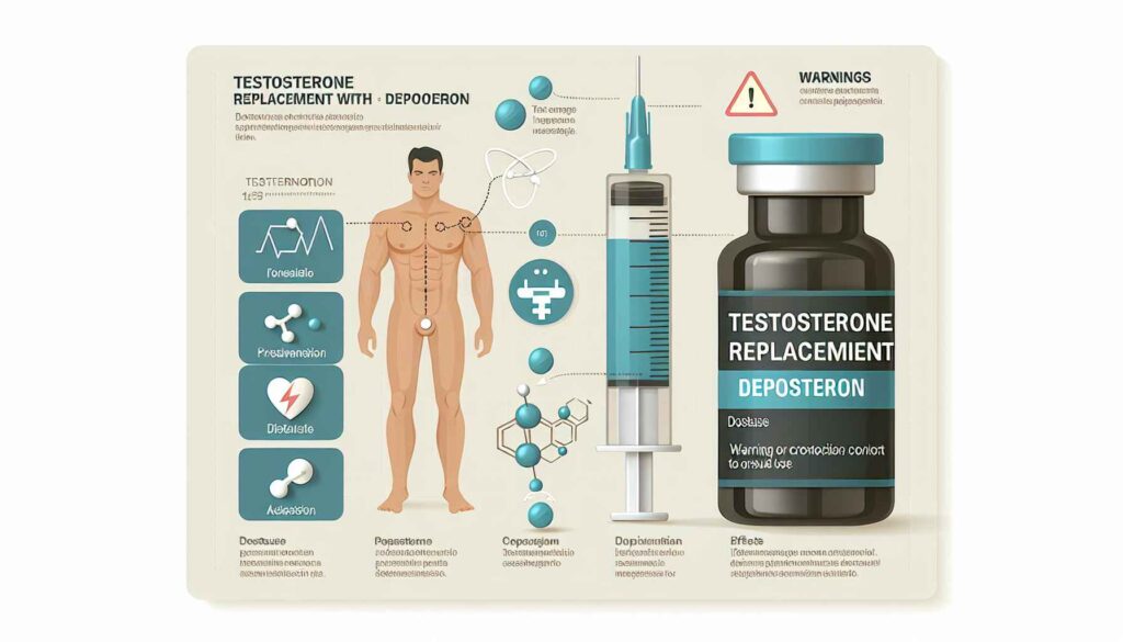 Reposição de Testosterona com Deposteron: Dosagem, Efeitos e Orientações