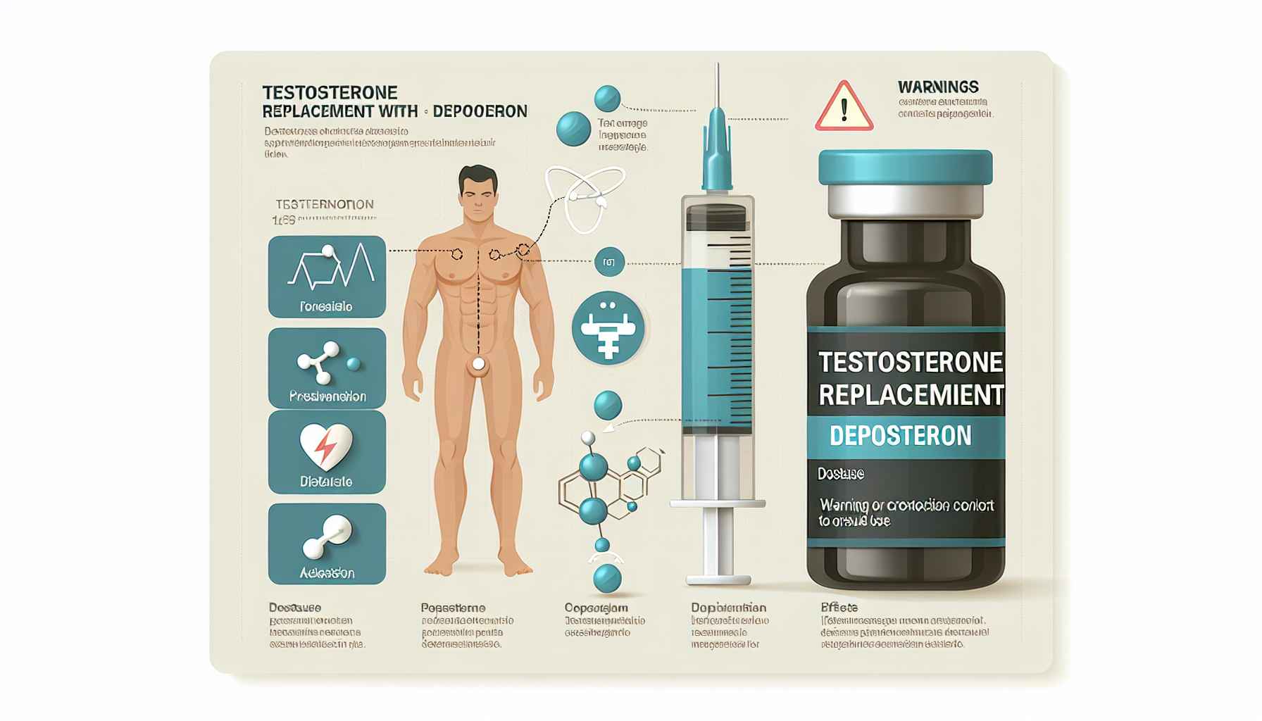 Reposição de Testosterona com Deposteron: Dosagem, Efeitos e Orientações