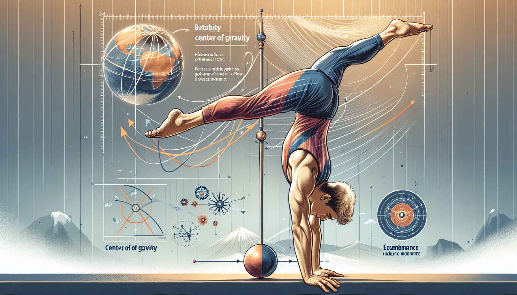 Como a Estabilidade e o Centro de Gravidade Influenciam o Equilíbrio e Biomecânica do Corpo