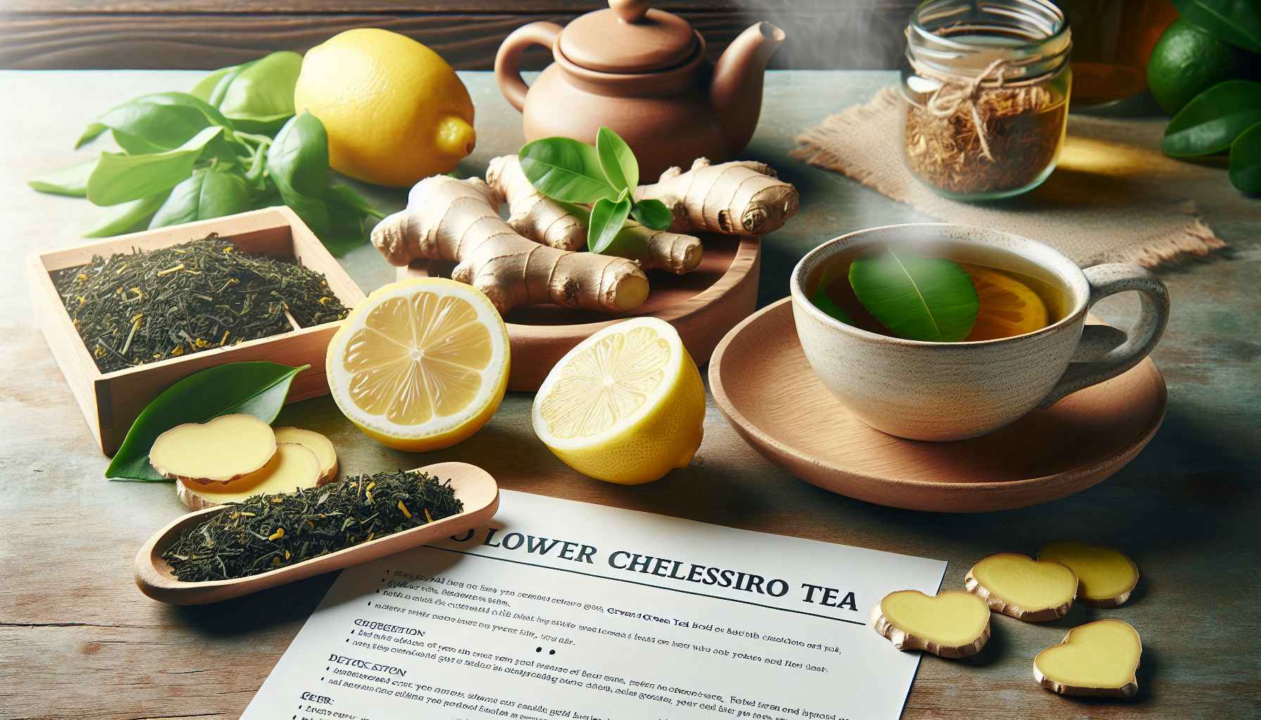 Como Baixar o Colesterol Naturalmente: Receita de Chá Detox