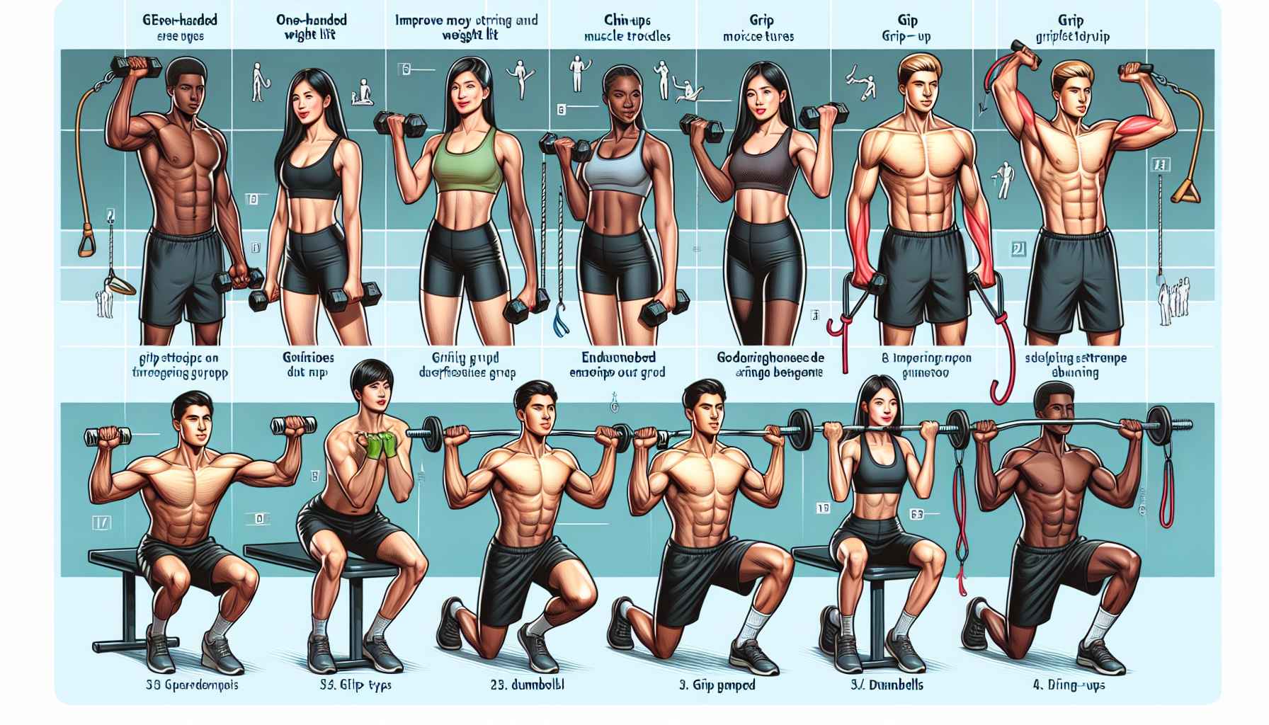 Como Melhorar a Força e Resistência Muscular com Diferentes Tipos de Pegada