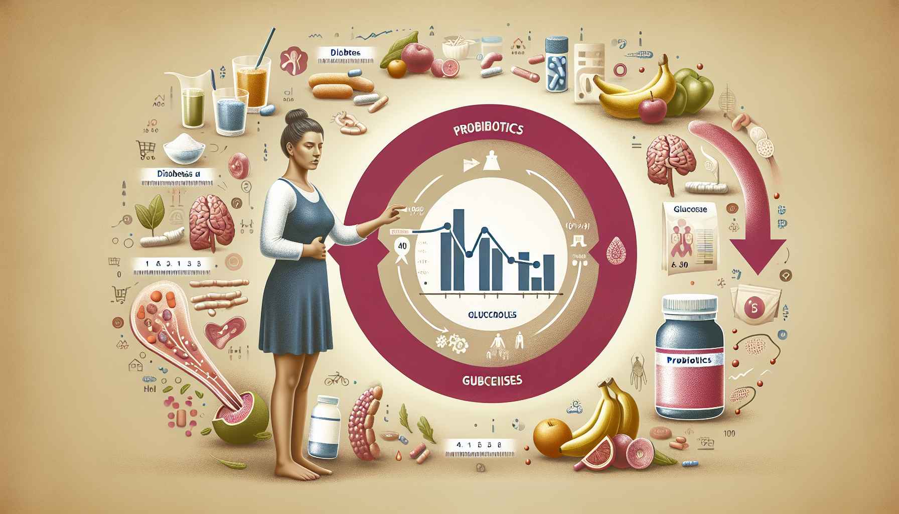 Os Benefícios dos Probióticos no Controle do Diabetes e da Saúde Geral