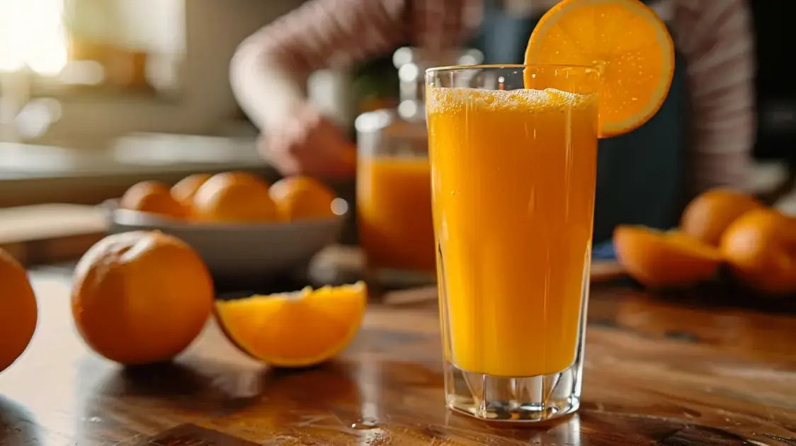 Benefícios do Suco de Laranja Probiótico