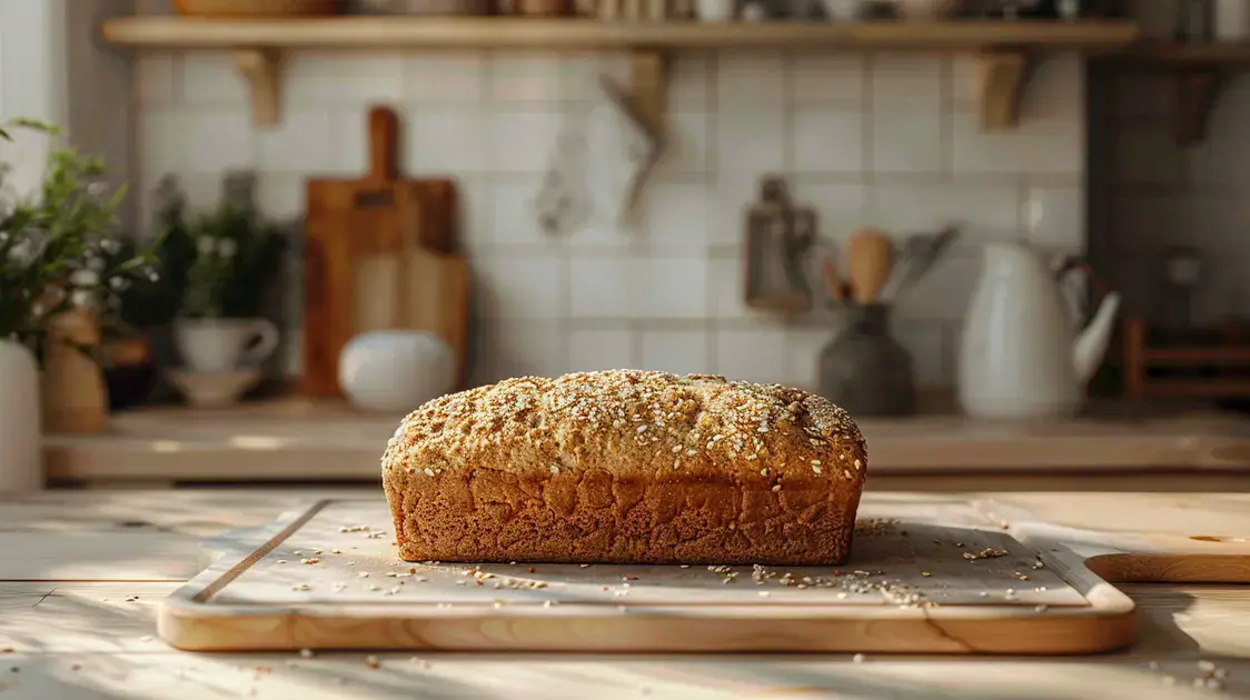 Receita de Pão Vegano e Sem Glúten com Farinha de Grão de Bico