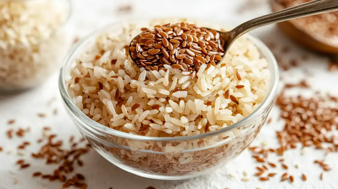 Como Incorporar Linhaça ao Arroz: Passo a Passo