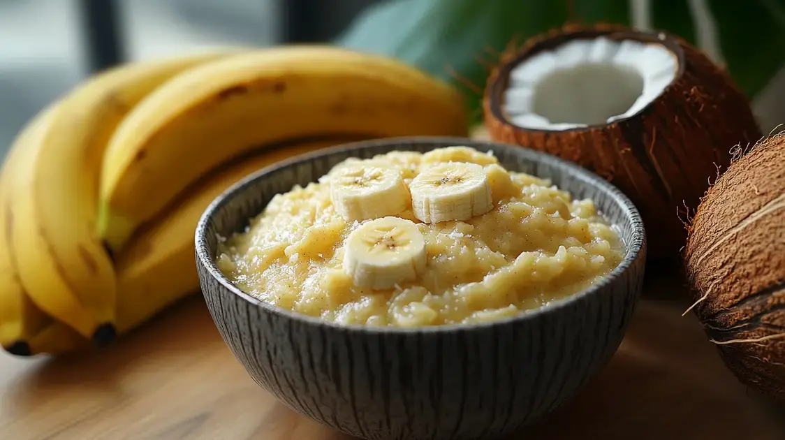 Descubra a Irresistível Receita Vegana de Banana e Coco Sem Farinha