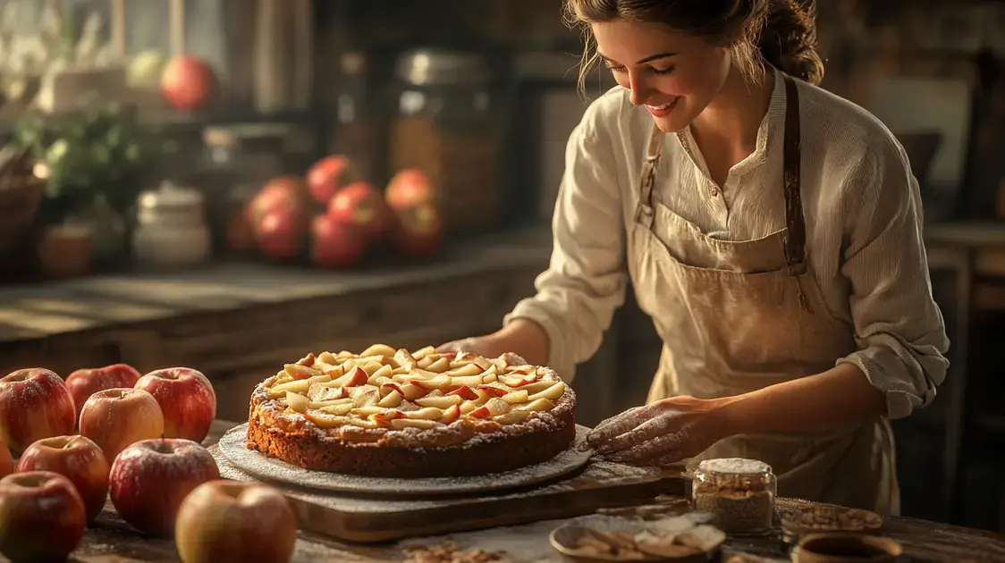 Descubra a Receita do Bolo de Maçã Saudável e Delicioso