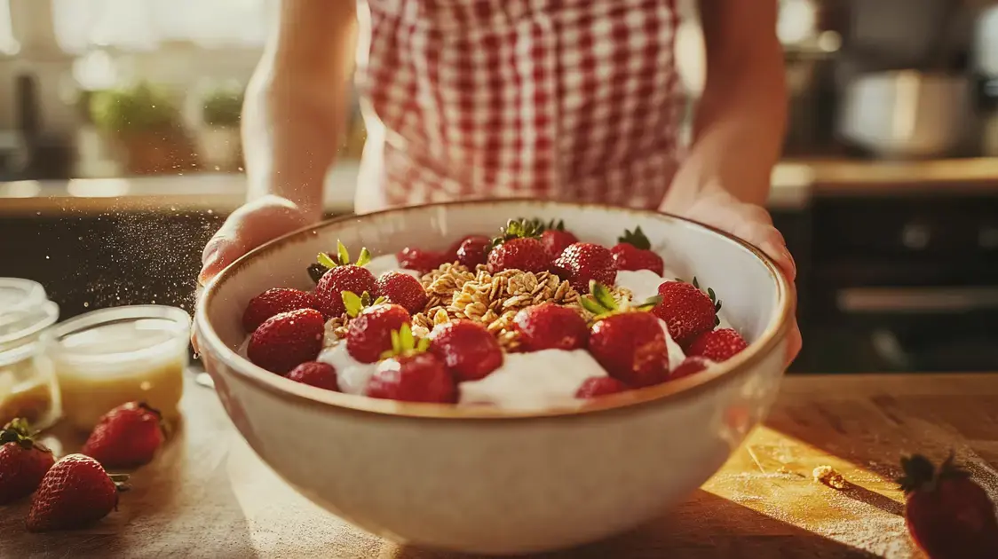 Benefícios do Iogurte de Morango Caseiro para a Saúde Intestinal