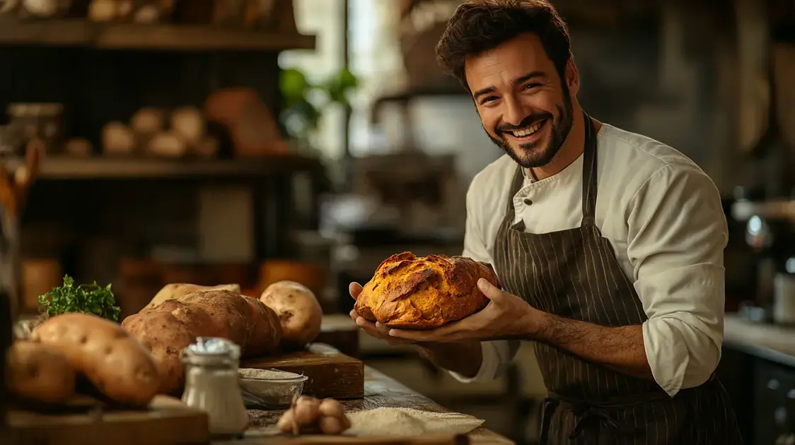 Descubra a Receita Incrível de Pão de Batata Doce Sem Glúten