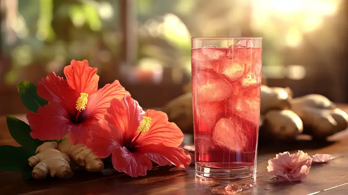 Benefícios dos Ingredientes: Hibisco e Gengibre