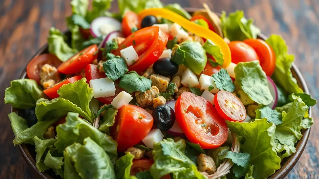 Salada saudável rica em proteínas: Melhore sua alimentação de forma fácil