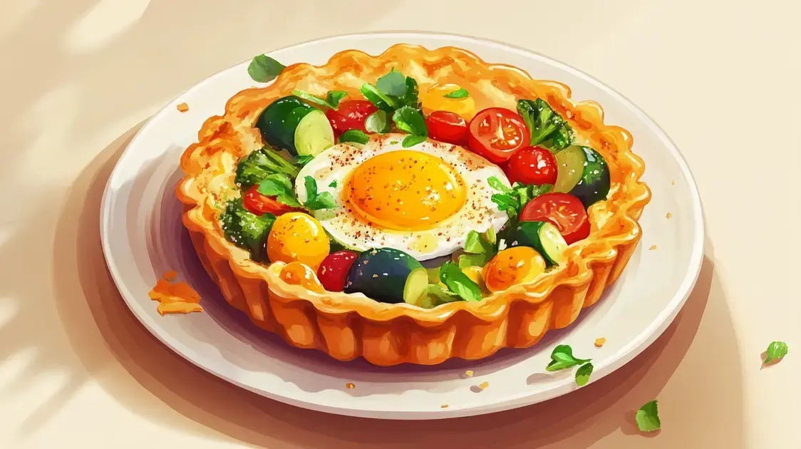 Torta de Ovos com Legumes: Uma Receita Prática e Deliciosa