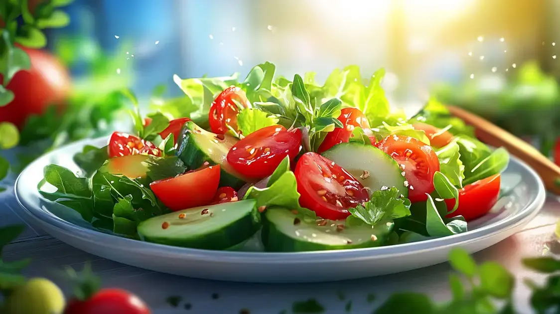 Receita de Salada Saudável: Sabor e Nutrição em Cada Garfada