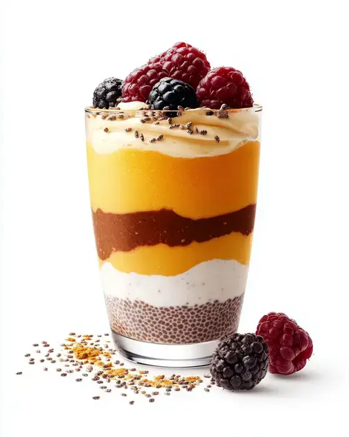 Passo a Passo da Receita: Pudim de Chia e Creme de Batata Doce