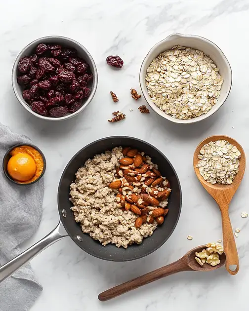 Preparo da Mistura de Aveia e Cozimento