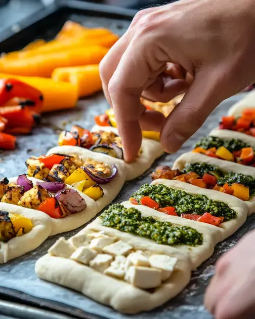 Montagem e Recheio das Mini Baguetes