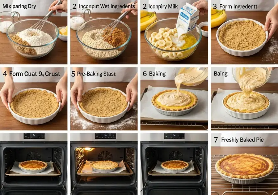 Passo a Passo da Preparação da Torta