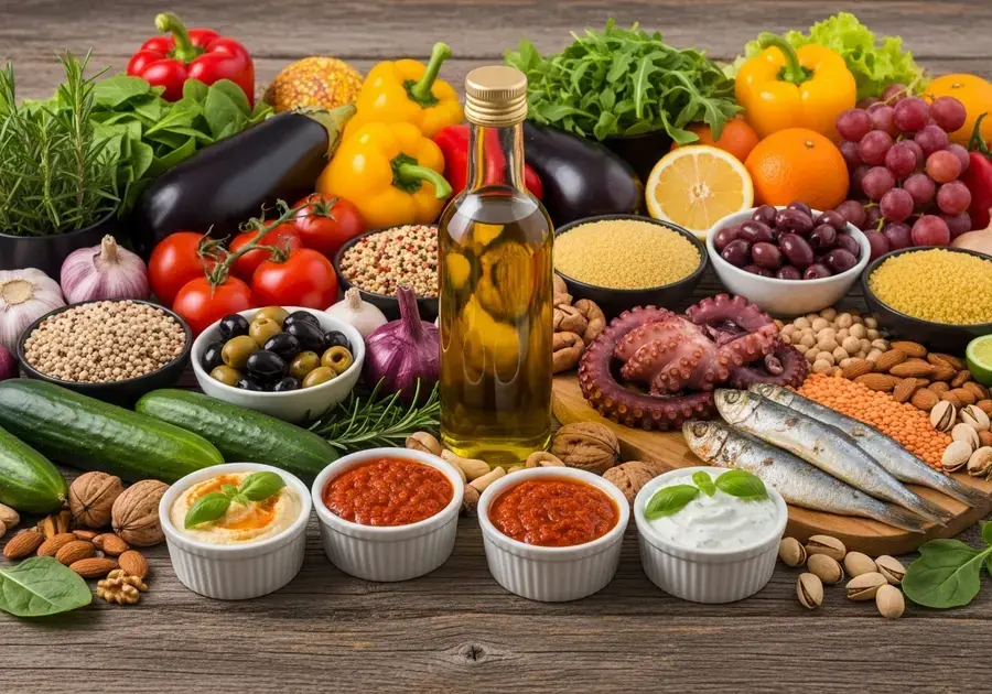Alimentos Essenciais da Dieta Mediterrânea