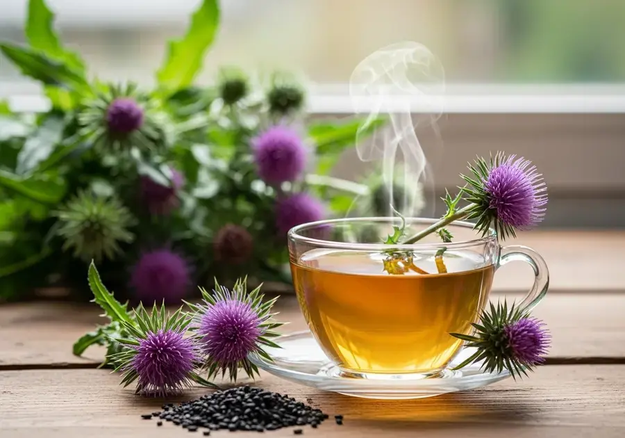 Chá de Cardo Mariano: Regeneração Hepática