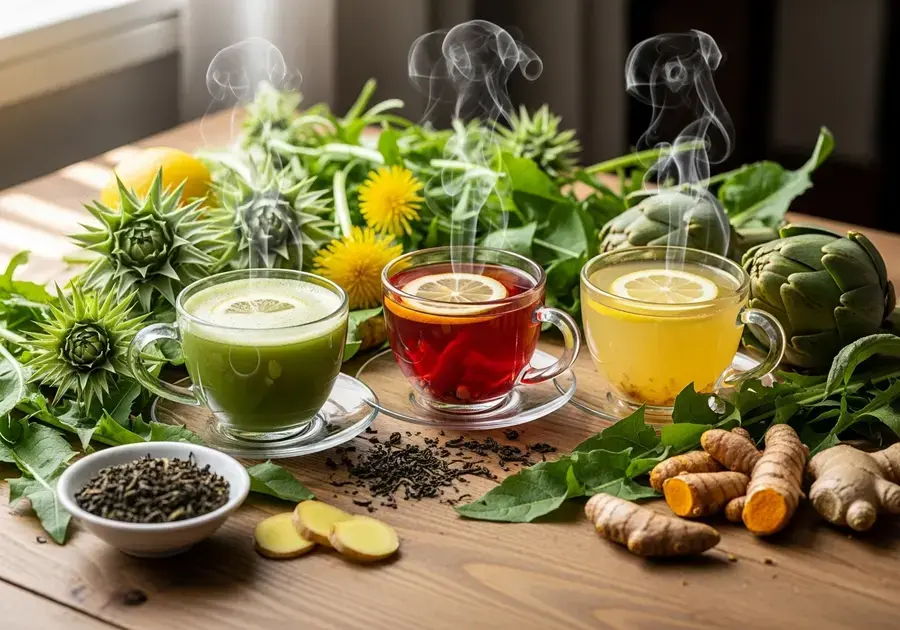 Chás naturais para saúde do fígado: Melhore sua saúde com 6 opções