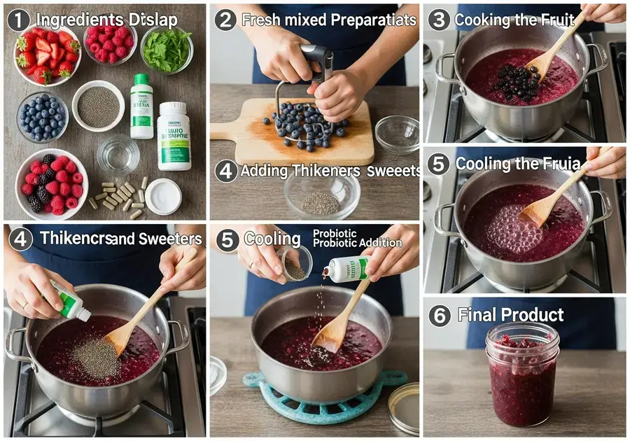 Ingredientes e Preparação da Geleia Prebiótica Ingredientes e Preparação da Geleia Prebiótica