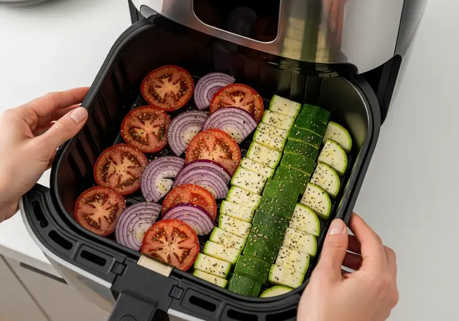 Preparo dos Legumes na Airfryer