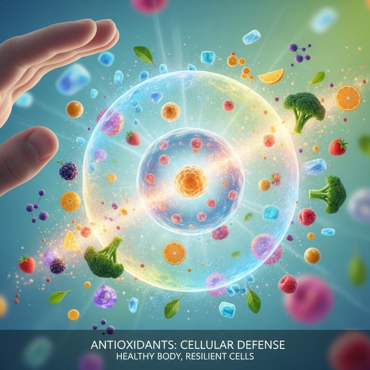 Antioxidantes: Os Guardiões da Célula (Vitamina C, E, Selênio)