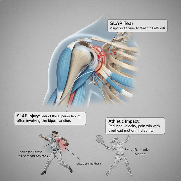 Lesão SLAP no Ombro: Comum em Atletas de Arremesso