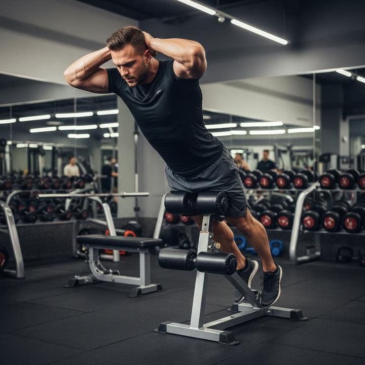 Lombar Fraca: Exercício de Hiperextensão (Banco Romano)