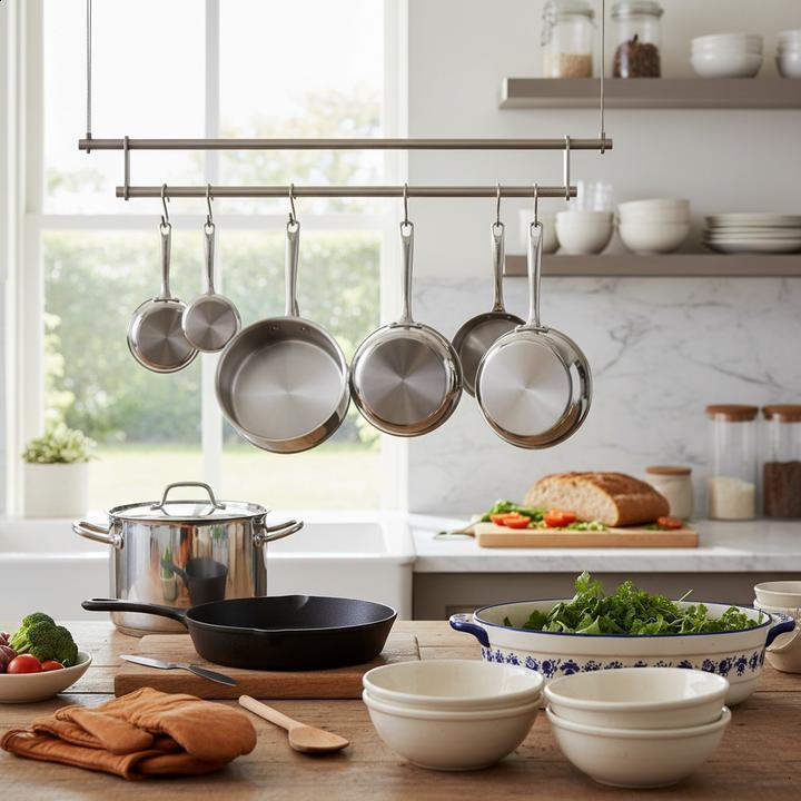 Panelas de Cerâmica, Inox ou Ferro: Qual Escolher?