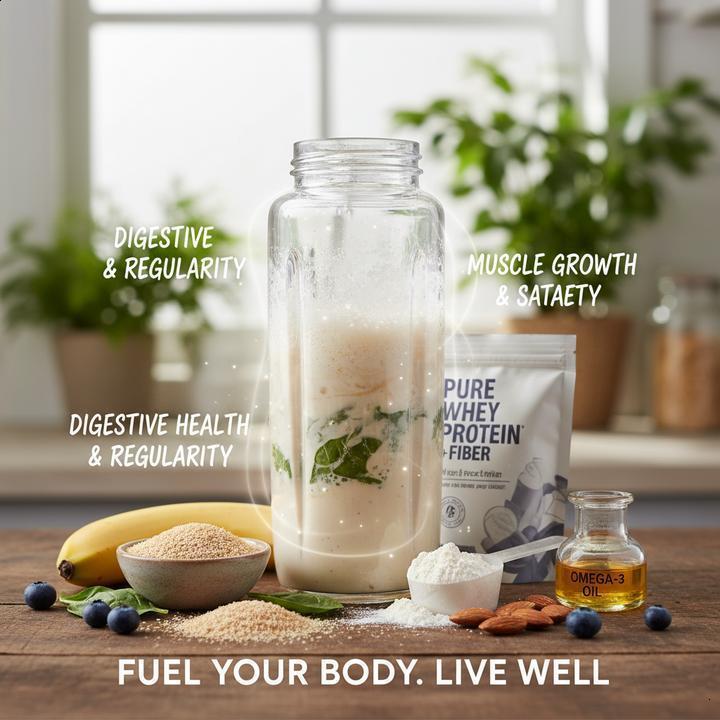 Psyllium a granel: Como usar com Whey para melhorar a digestão