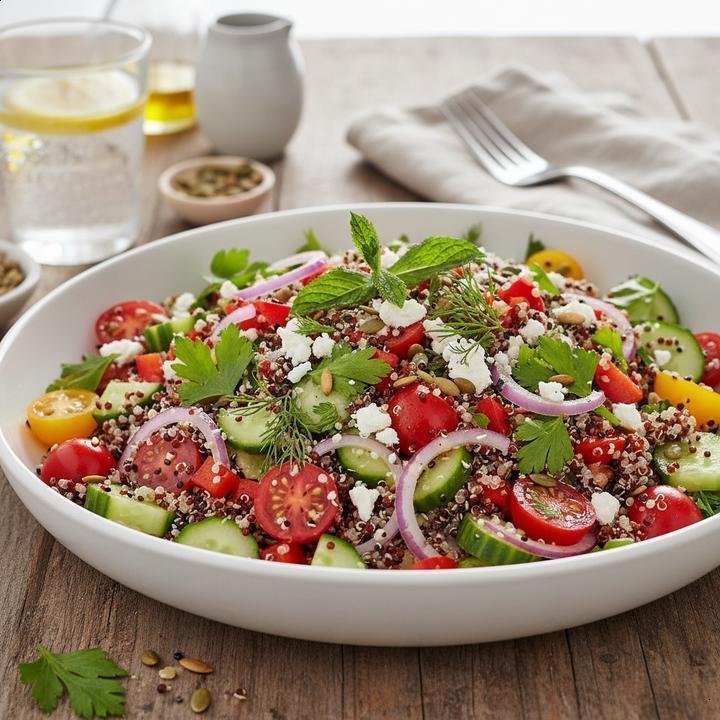 Receita de tabule de quinoa: Uma opção refrescante e proteica
