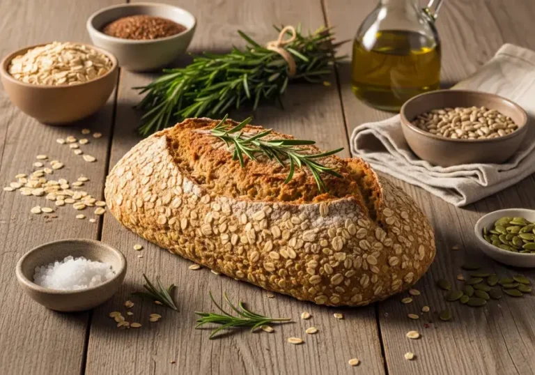 Substituto saudável do pão: Aprenda a receita perfeita com aveia e alecrim