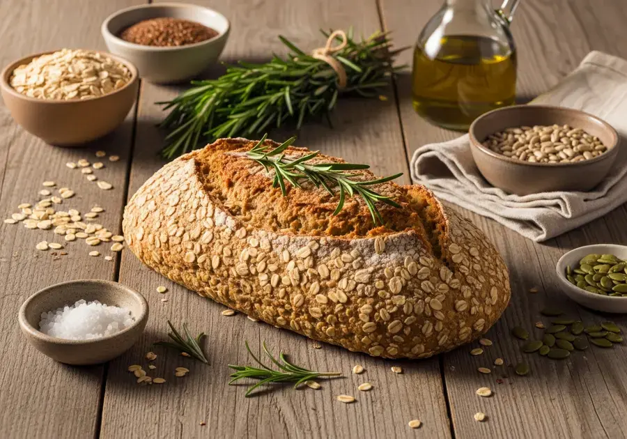 Substituto saudável do pão: Aprenda a receita perfeita com aveia e alecrim