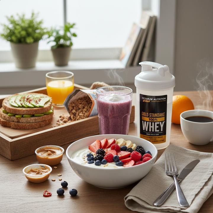 Whey no café da manhã: benefícios e como consumir corretamente