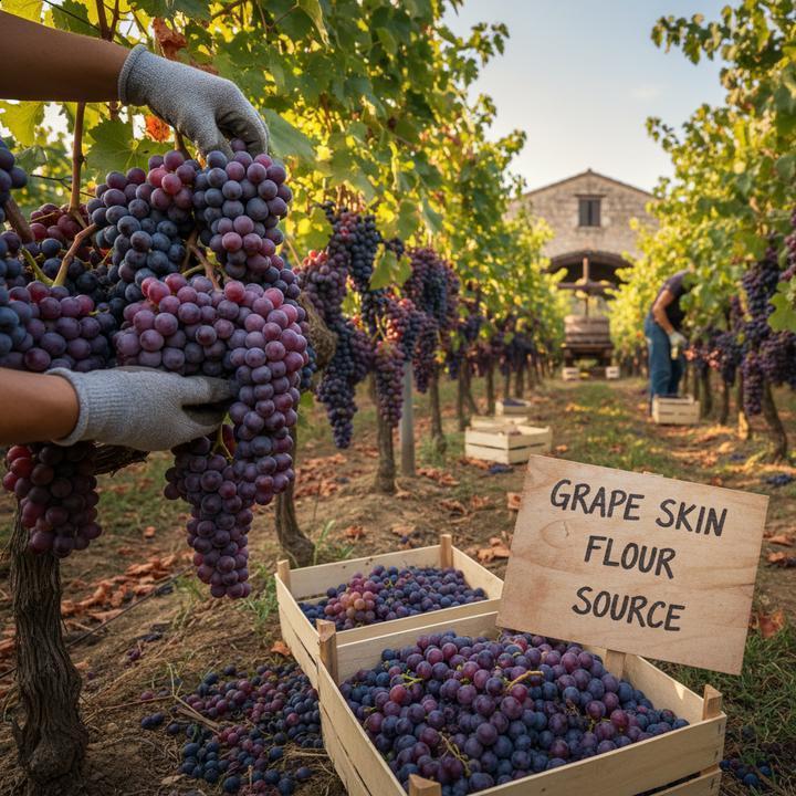Benefícios da farinha de casca de uva como poderoso antioxidante