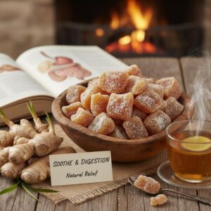 Como usar o gengibre cristalizado com moderação para náuseas