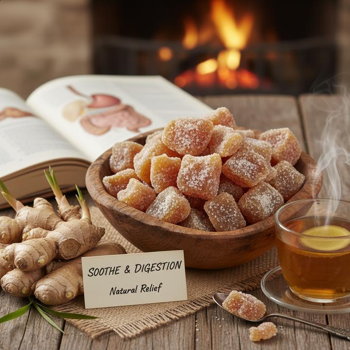 Como usar o gengibre cristalizado com moderação para náuseas