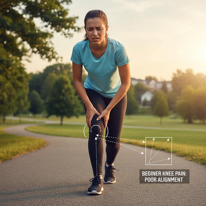 Dor no Joelho em Iniciantes: Erro de Pisada ou Fraqueza?