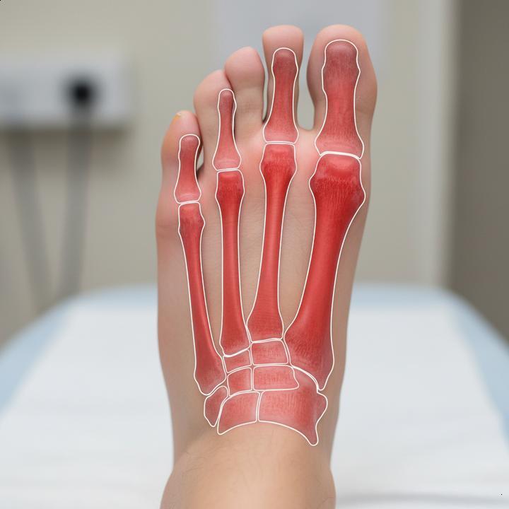 Fratura por Estresse nos Metatarsos (Peito do Pé)